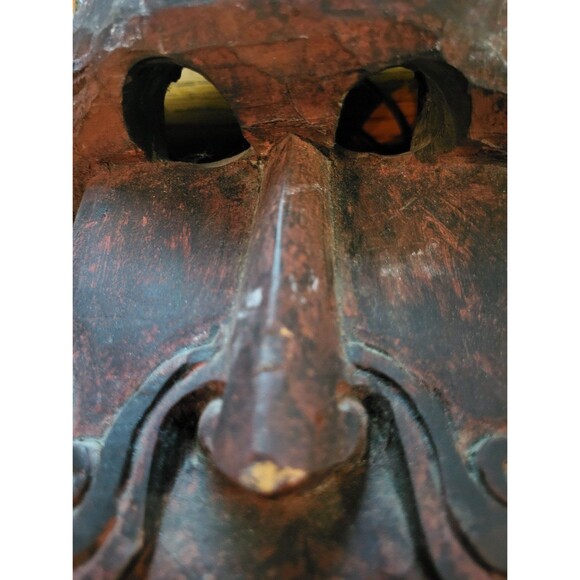 Handmade Vintage Nepal Tibet Mask - Picture 5 of 8